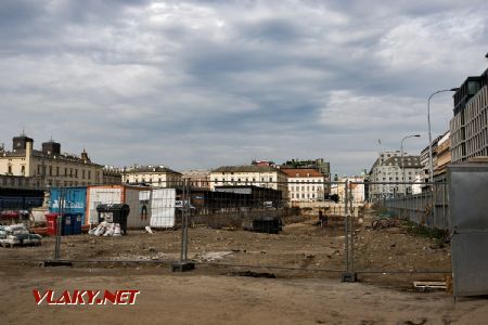 23.04.2018 - Praha Masarykovo n.: zakládání stavby © Jiří Řechka