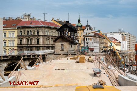 23.04.2018 - Praha, spojovací viadukt: rekonstrukce viaduktů © Jiří Řechka