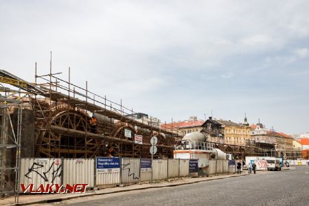 23.04.2018 - Praha-Karlín: spojovací viadukt © Jiří Řechka