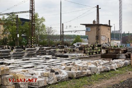 23.04.2018 - Praha-Holešovice: nádraží Bubny, připraveno k opětovnému použití © Jiří Řechka