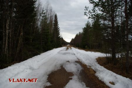 Kovjoki - trasa dávno zrušené dráhy a vlečky a západ © Filip Kuliš