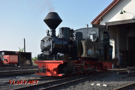 5.5.2018 – Sendražice, lokomotiva DR 99.3312 © Pavel Stejskal