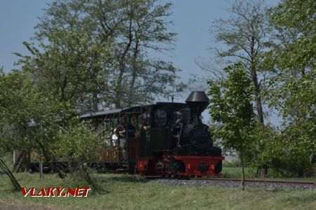 5.5.2018 – Vlak s lokomotivou DR 99.3312 u stanice Výrovna © Pavel Stejskal