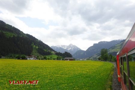 Úsek Erlach - Zell am Ziller, 29.4.2018 © Jiří Mazal