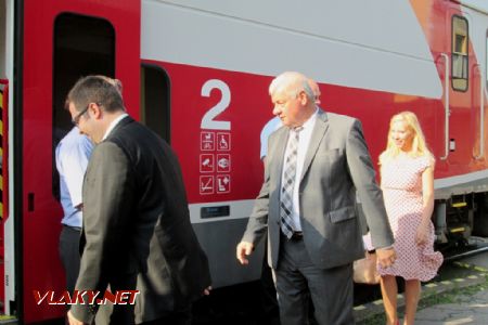 05.06.2018 - Senec, stanica - prišiel aj minister dopravy © Juraj Földes