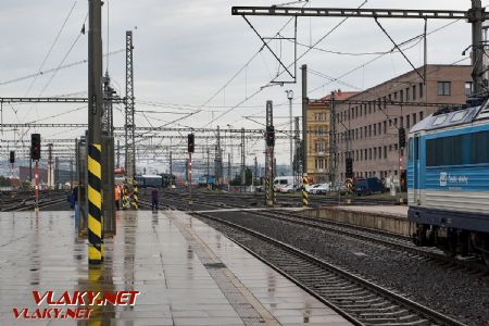 28.6.2018 - Praha hl.n.: Prezidentský vlak opouští hlavní nádraží © Jiří Řechka