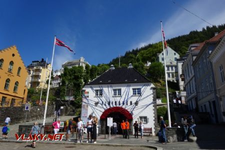 Bergen, lanovka Fløibanen, 2.7.2018 © Jiří Mazal