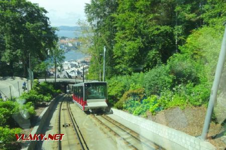 Bergen, lanovka Fløibanen, 2.7.2018 © Jiří Mazal