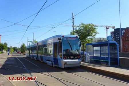 Oslo, konečná Grefsen stasjon, tramvaj typu SL95, 3.7.2018 © Jiří Mazal