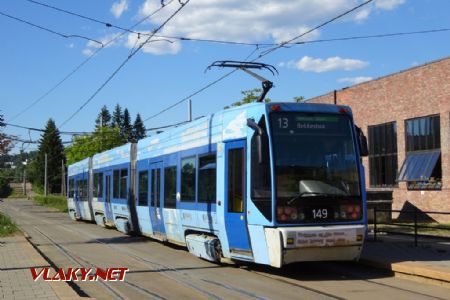 Oslo, konečná Grefsen stasjon, tramvaj typu SL95, 3.7.2018 © Jiří Mazal