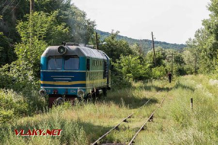 Jún 2018 – Obiehanie súpravy po tráve, Chmyľnik © Tomáš Votava