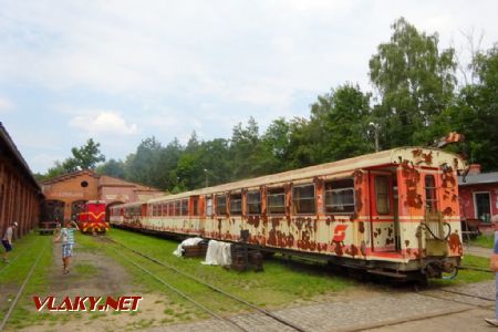 Osobní vozy původně z Mariazellerbahn, 22.7.2018 © Jiří Mazal