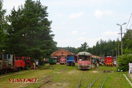 Stroje (zleva) řad 2Wls50, Lxd2, Lyd2, MBxd2, Lxd2, 22.7.2018 © Jiří Mazal