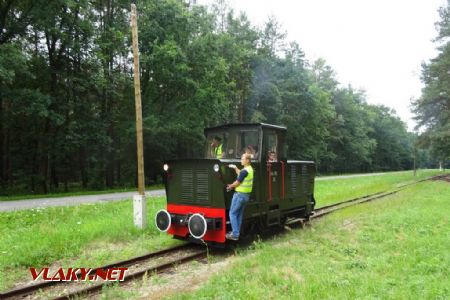 Paproć, posun s lokomotivou Wls180.36, 22.7.2018 © Jiří Mazal