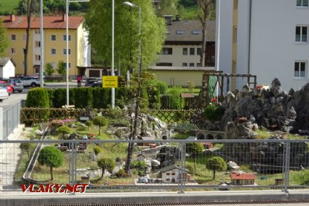 Schladming, zahradní železnice i s lanovkou, 28.4.2018 © Jiří Mazal