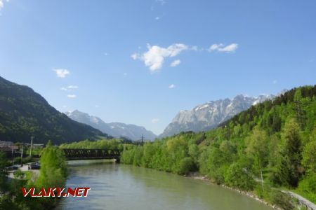 Bischofshofen, most přes řeku Salzach, 28.4.2018 © Jiří Mazal