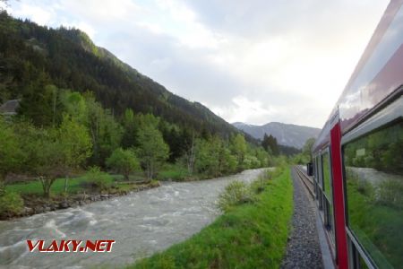 Řeka Salzach před Krimmlem, 28.4.2018 © Jiří Mazal