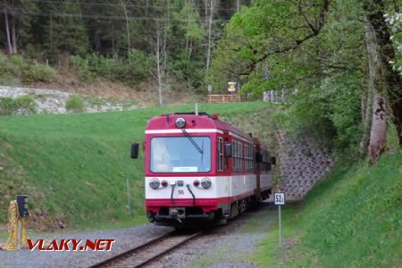 Krimml, motorový vůz VTs 16, 28.4.2018 © Jiří Mazal