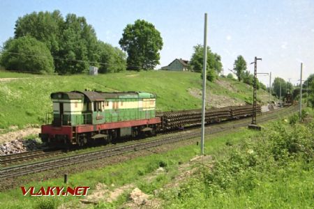 Trhání 2. traťové koleje dne 30.5.2003 © Pavel Stejskal