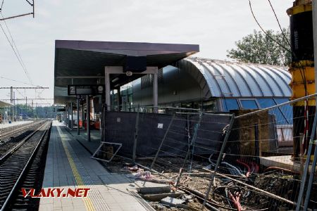 20.7.2018 - Karlovy Vary: pokračující práce na nádraží © Jiří Řechka