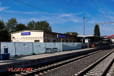 20.7.2018 - Karlovy Vary: pokračující práce na nádraží © Jiří Řechka