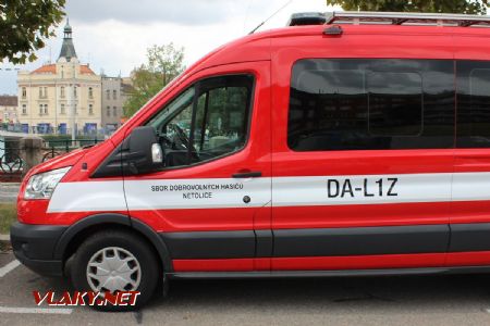 25.08.2018 - Hradec Králové, Eliščino nábř.: dopravní vozidlo DA-L1Z SDH Netolice © PhDr. Zbyněk Zlinský