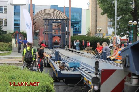 31.8.2018 - Kopřivnice: M 290 001 ''Slovenská strela'', před naložením © Karel Furiš