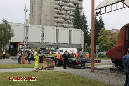 31.8.2018 - Kopřivnice: M 290 001 ''Slovenská strela'', před naložením © Karel Furiš