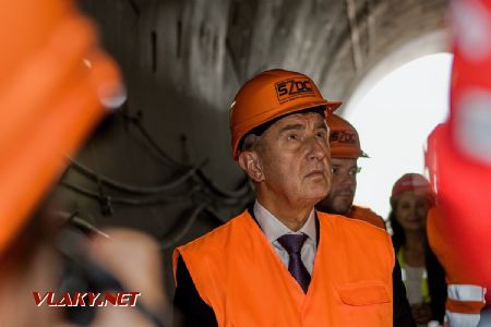 21.9.2018 - Kyšice, Ejpovický tunel: premiér Andrej Babiš © Jiří Řechka