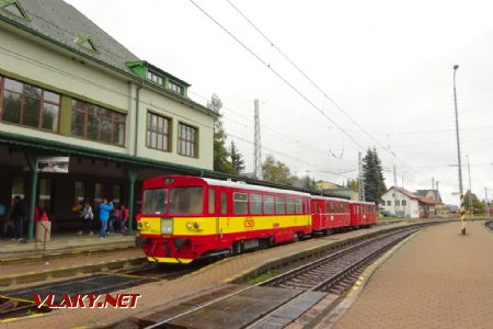 Štrba, zvláštní vlak z Tatranské Lomnice, 22.9.2018 © Jiří Mazal