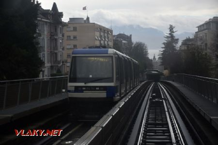 12.03.2018 – Lausanne, metro linky č.1 © Pavel Stejskal
