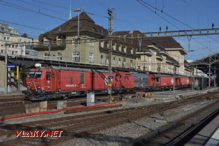 14.03.2018 – Lausanne, pomocný a požární vlak SBB © Pavel Stejskal