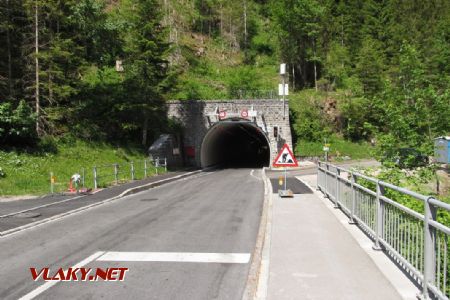04.06.2018 – nový tunel do Malbunu: portál na straně Malbunu © Dominik Havel