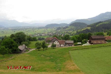 04.06.2018 – ozubnicový úsek Altstätten Stadt – Stoss: údolí Rýna © Dominik Havel