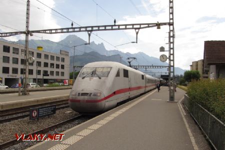 06.06.2018 – Sargans: špinavé ICE 1 DB © Dominik Havel