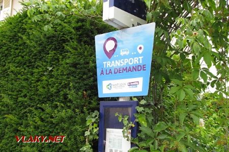 06.06.2018 – Leymen: označník francouzské veřejné dopravy © Dominik Havel