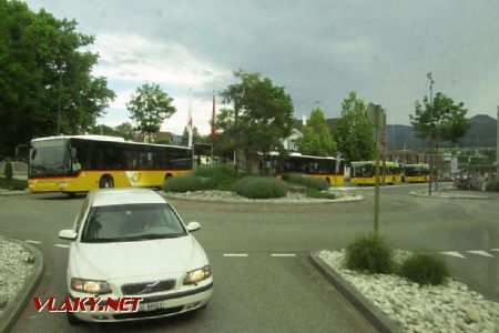 06.06.2018 – Laufen: autobusový rozjezd v ulicích města © Dominik Havel