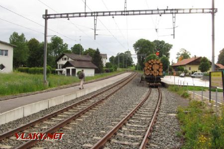 06.06.2018 – Les Reussilles: stanice s nákladištěm © Dominik Havel