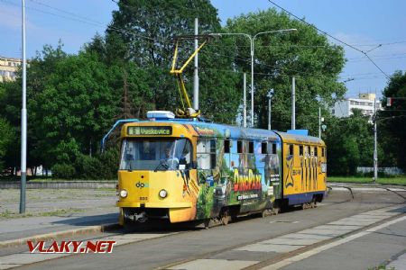 11.06.2018 - Ostrava-Vítkovice: tramvaj Tatra K2R.P č. 803 © Václav Vyskočil