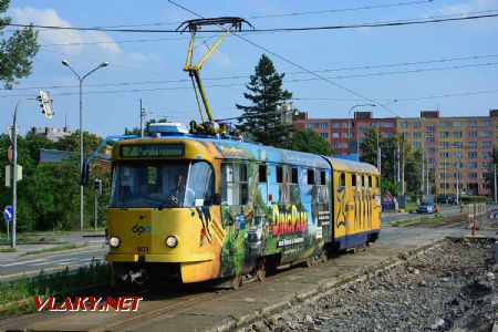 11.06.2018 - Ostrava-Výškovice: tramvaj Tatra K2R.P č. 803 © Václav Vyskočil