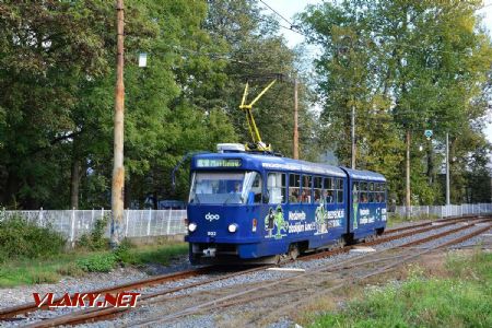 29.09.2018 - Ostrava, Výstaviště: tramvaj Tatra K2R.P č. 802 © Václav Vyskočil