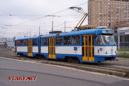 20.10.2007 - Ostrava, nám. Republiky: tramvaj K2 č. 808 © Václav Vyskočil