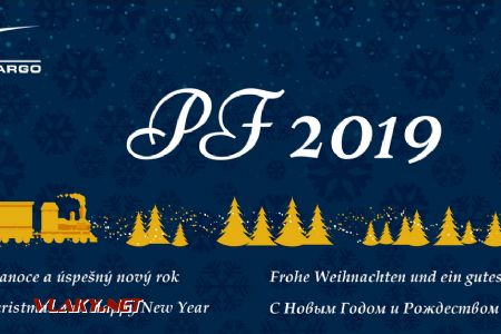 PF 2019 s vánočním přáním © ZSSK Cargo