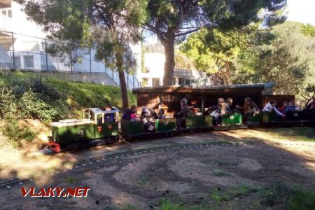 09.12.2018 – Parc de l'Oreneta: Motorový vlak. © Jakub Rekem