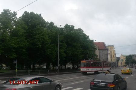 Tallinn: Tramvaj KT4 nedaleko centra © Tomáš Kraus, 16.6.2016