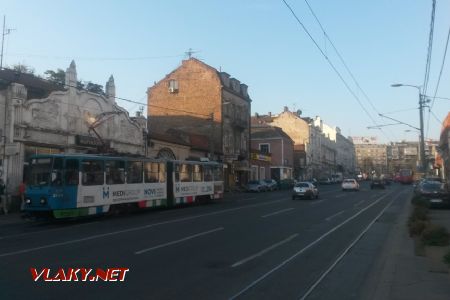Bělehrad: Tramvaje KT4 na ulici Ruzveltově © Tomáš Kraus, 29.9.2016