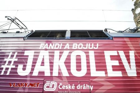 České dráhy pokřtily hokejovou lokomotivu
