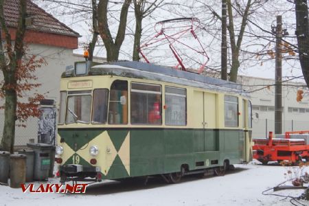 Woltersdorf, vozovna s pracovní tramvají č. 19, 26.1.2019 © Jiří Mazal
