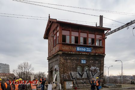 6.2.2019 - Brno hl.n.: stavědlo č. 5, objekt naší návštěvy © Jiří Řechka