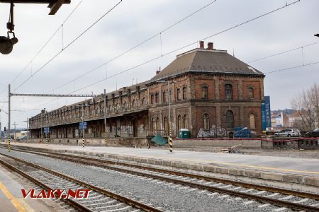 6.2.2019 - Brno hl.n.: skladištní budova Malá Amerika bývalého uhelného nádraží © Jiří Řechka